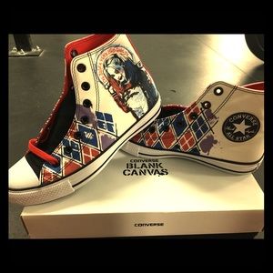 custom harley quinn converse